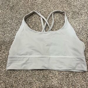 Lululemon athletica Energy Longline white Sports Bra